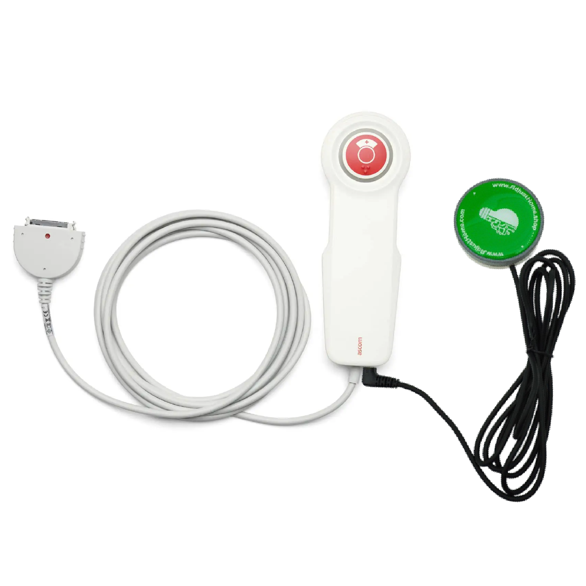 Poire d'appel universelle compatible Ascom avec prise contacteur handicap