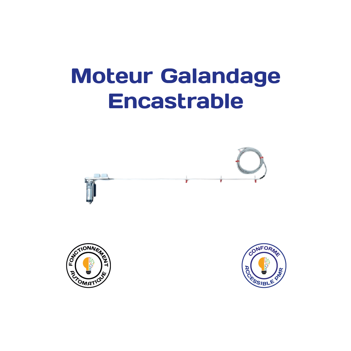 Moteur de porte galandage handicap