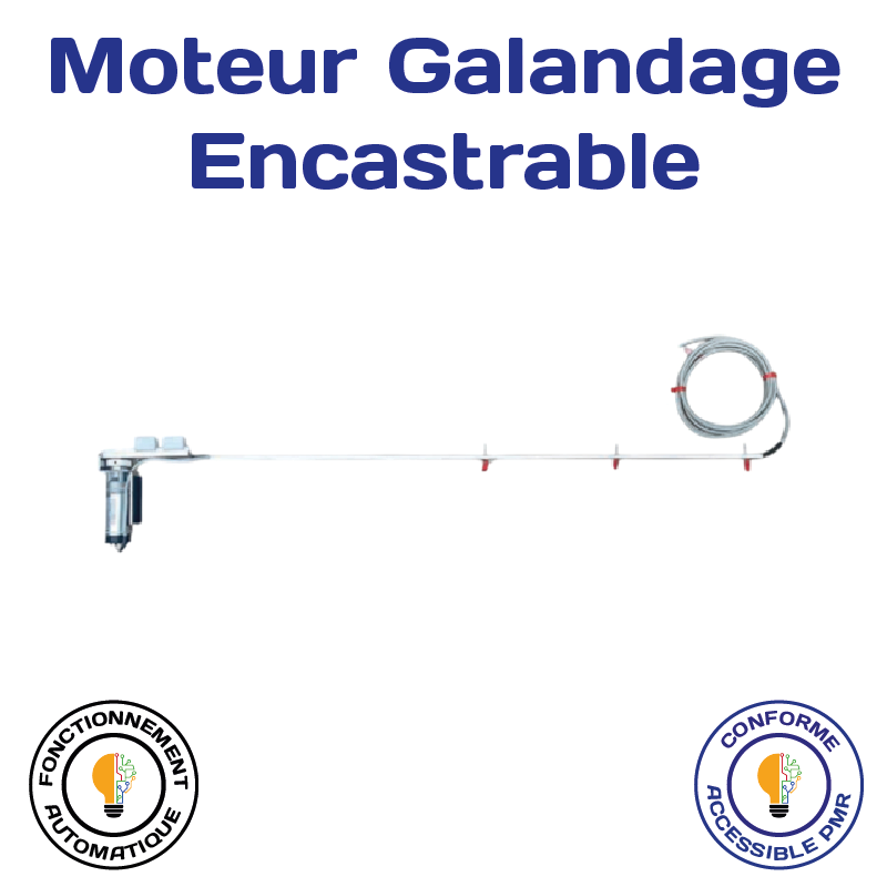 Moteur de porte galandage handicap