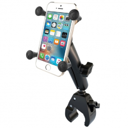 Support smartphone fixation étau domotique handicap