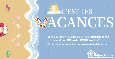 Nous fermons du 4 au 22 août !