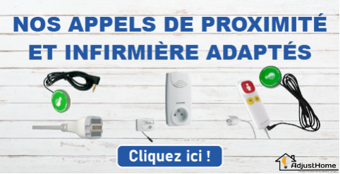 Appel de proximité et infirmière adapté